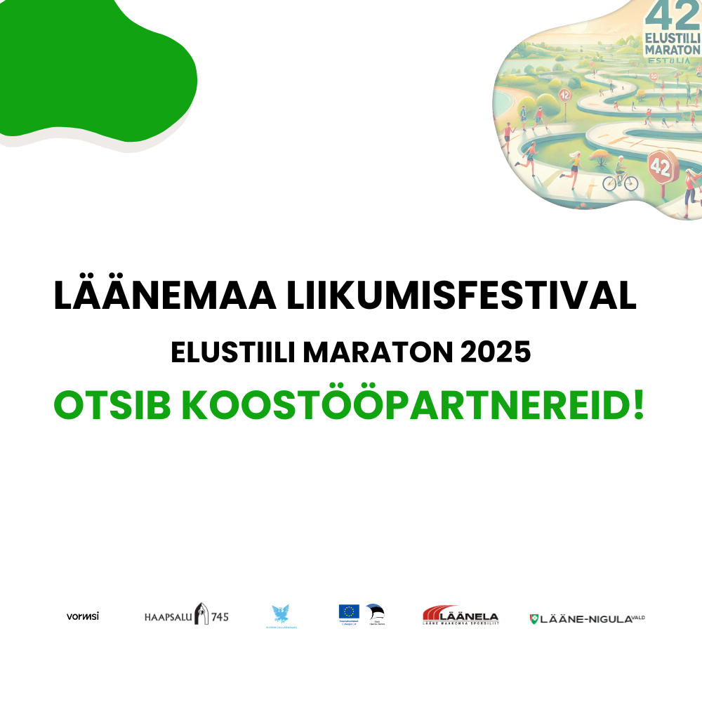 Läänemaa Liikumisfestival “Elustiili maraton” otsib koostööpartnereid!